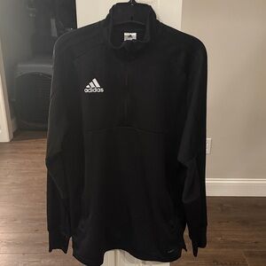 Adidas climalite black quarter zip Mens Medium